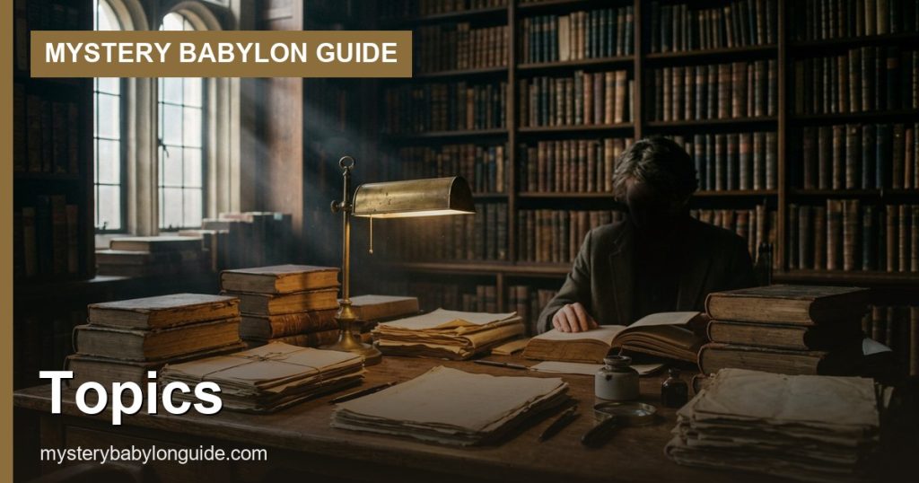 Topics - Mystery Babylon Guide